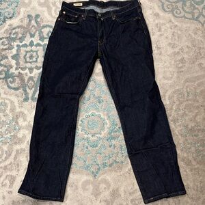 Levi's Men's Dark Blue Straight Jeans